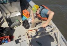 The Water Institute of the Gulf is working at Port Fourchon