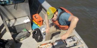 The Water Institute of the Gulf is working at Port Fourchon