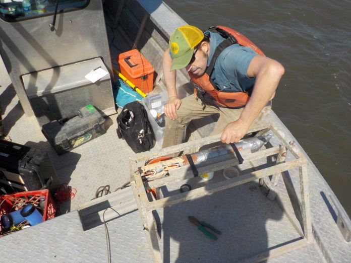 The Water Institute of the Gulf is working at Port Fourchon