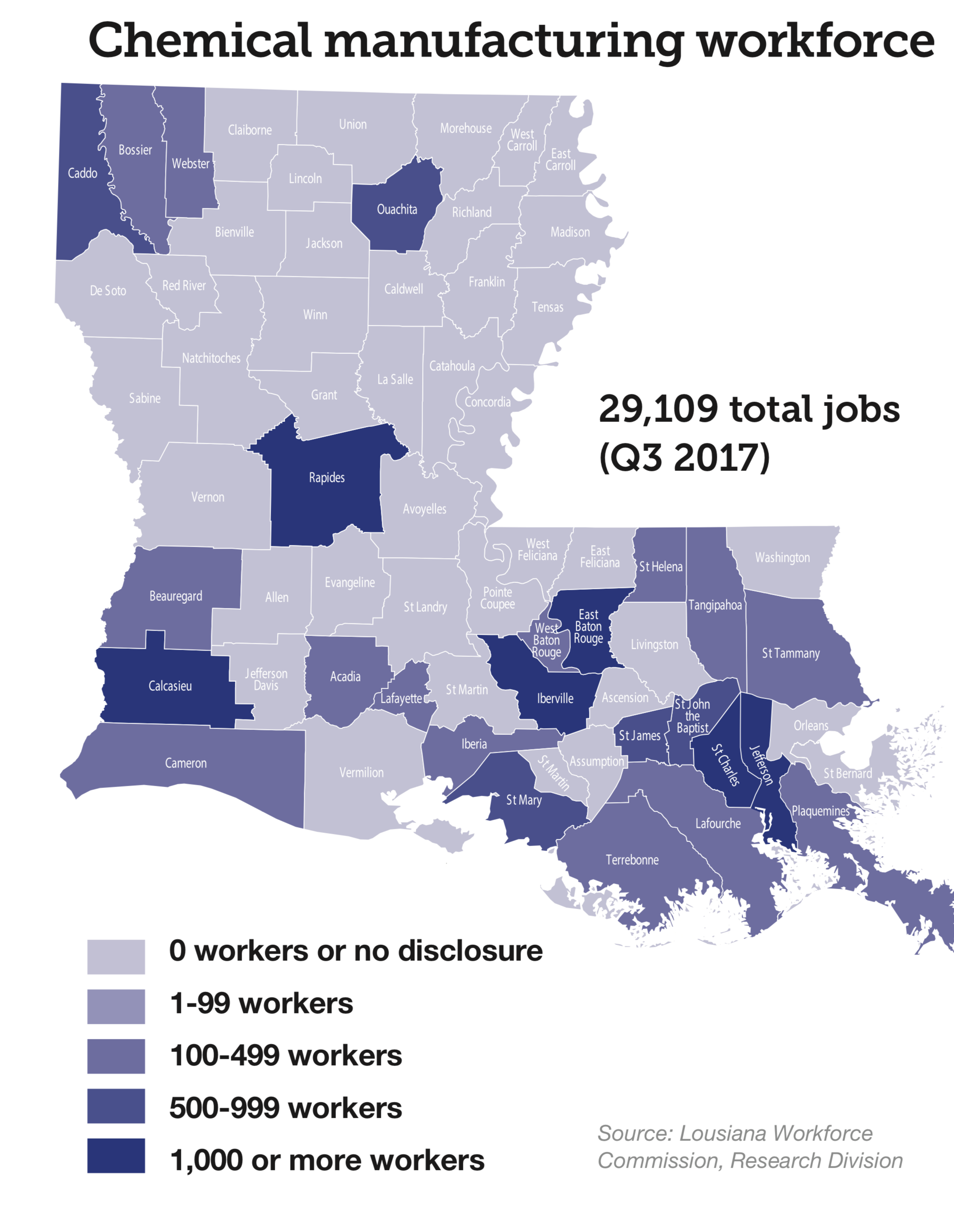 Louisiana industry economy
