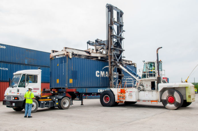 Seacor resin container-on-barge