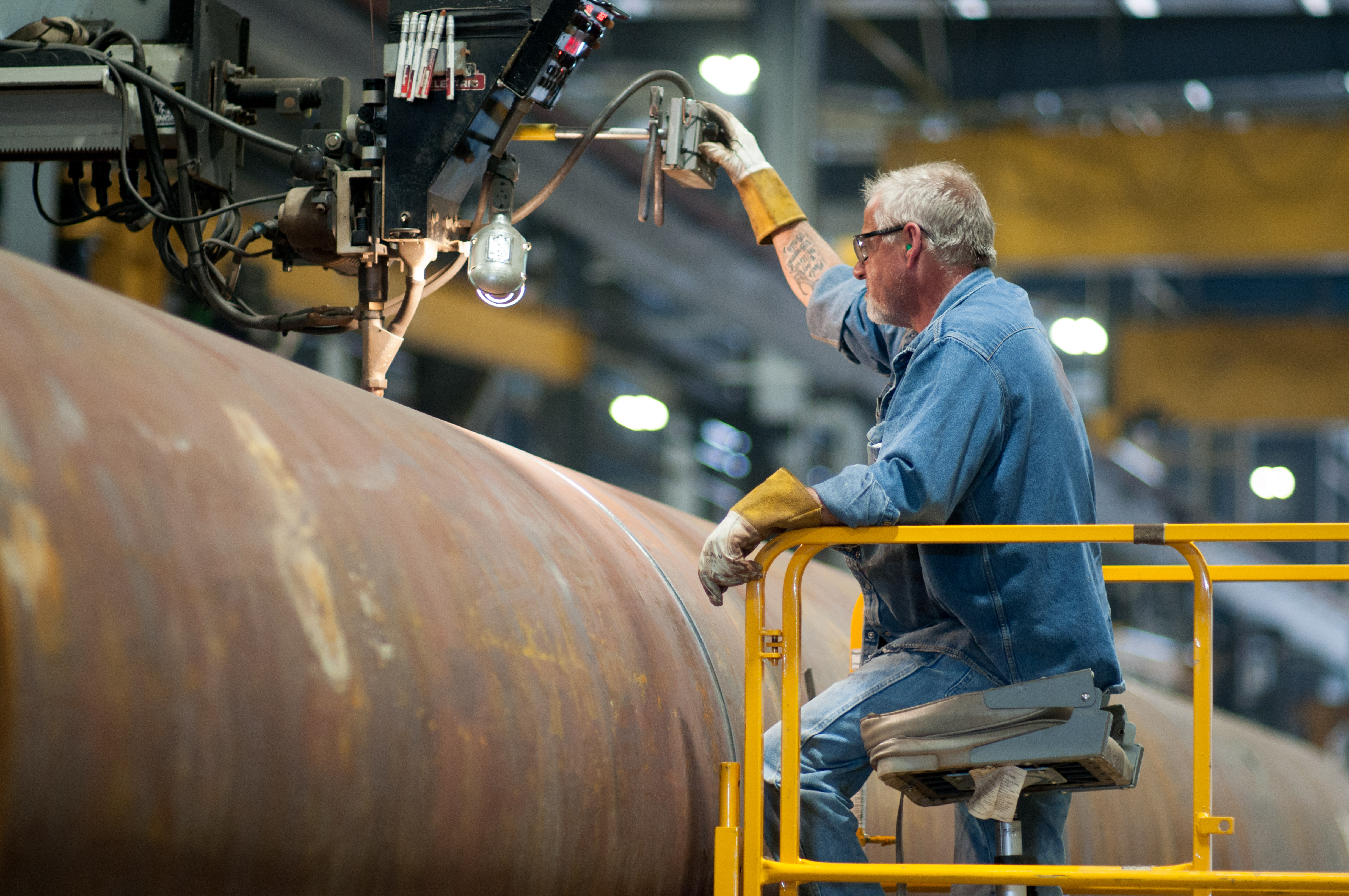 In Louisiana pipe manufacturing, supply meets demand