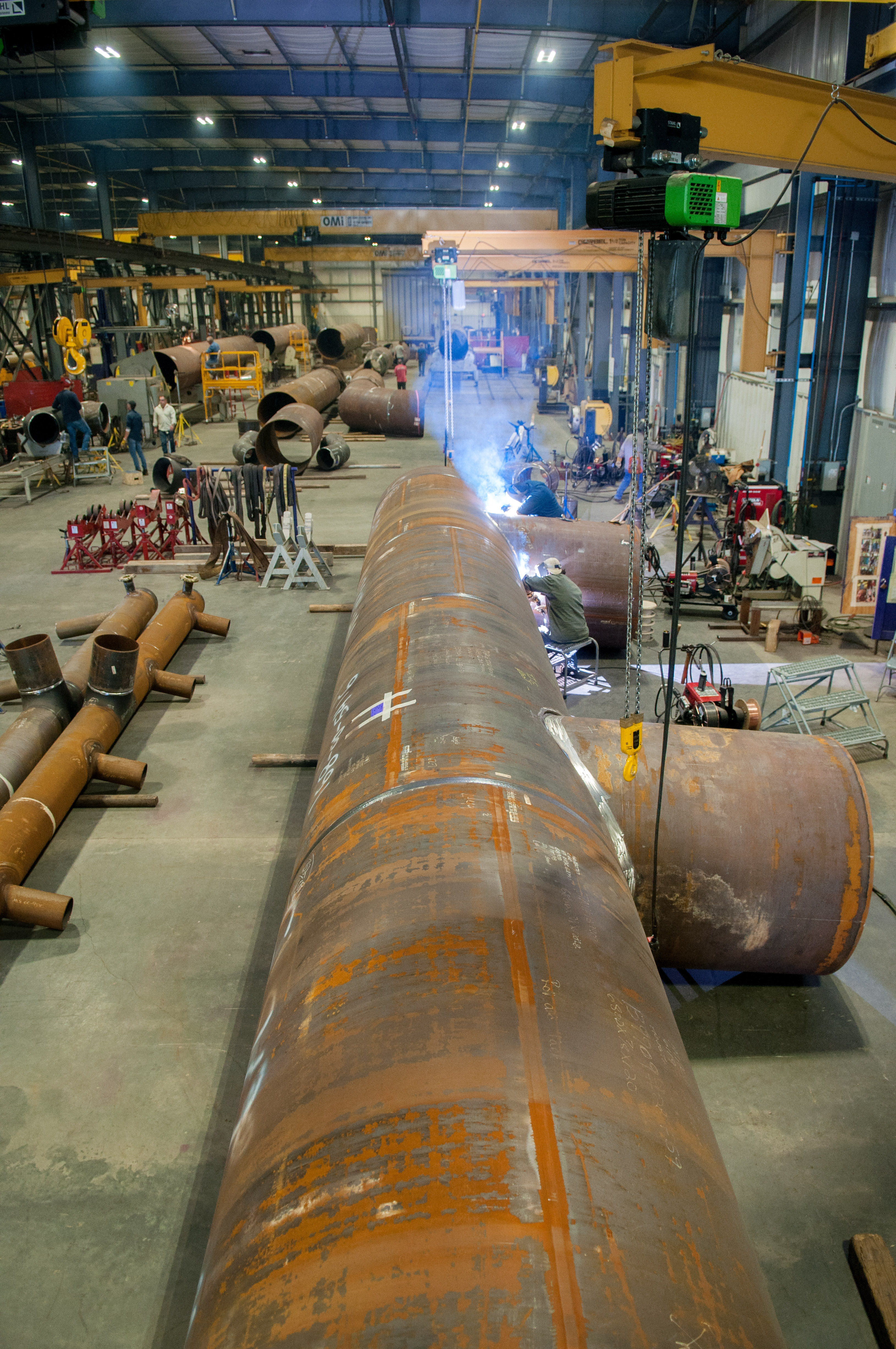 In Louisiana pipe manufacturing, supply meets demand