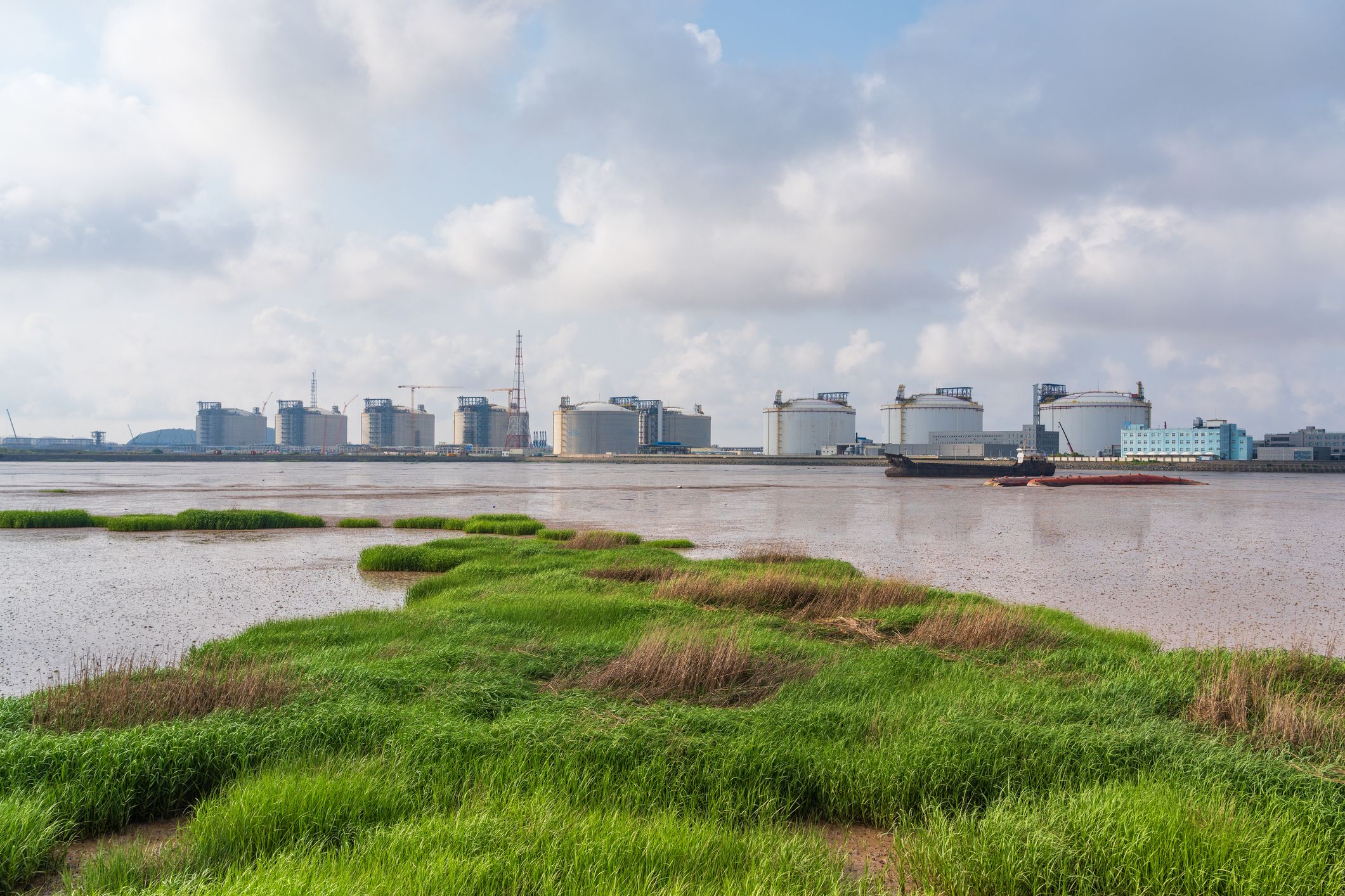 LNG Terminal by the Water